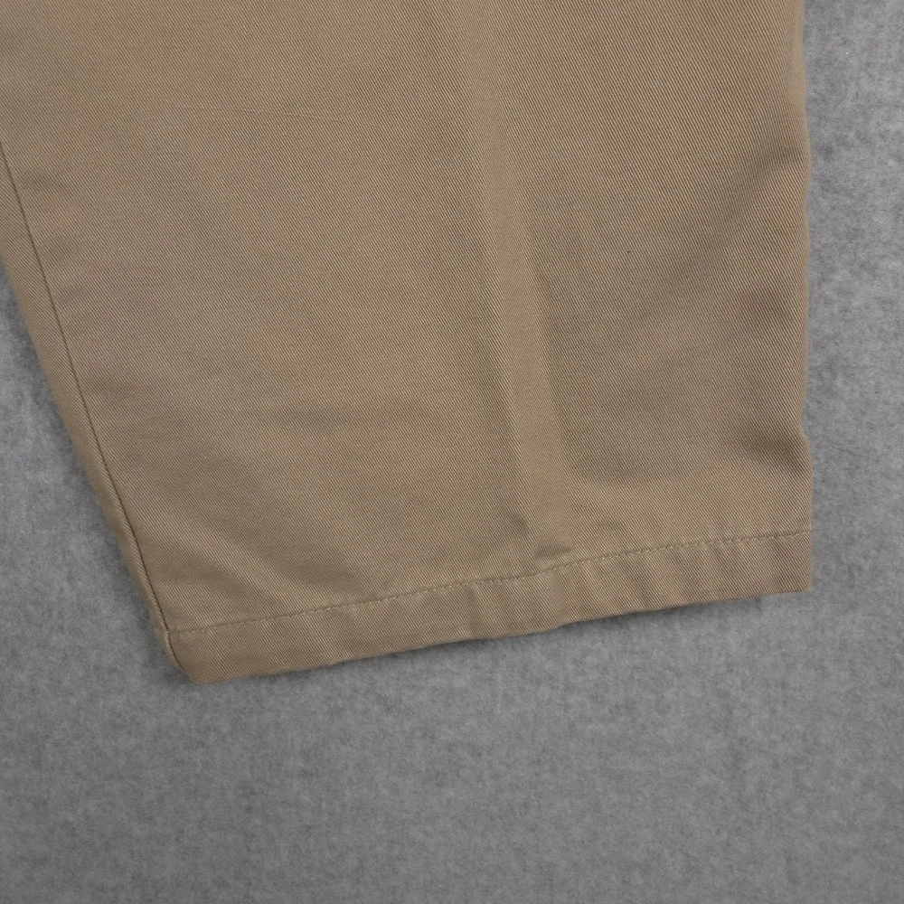 Dockers D3 Mens 38x29 Beige Khaki Flat Front Casual Chino Pants School